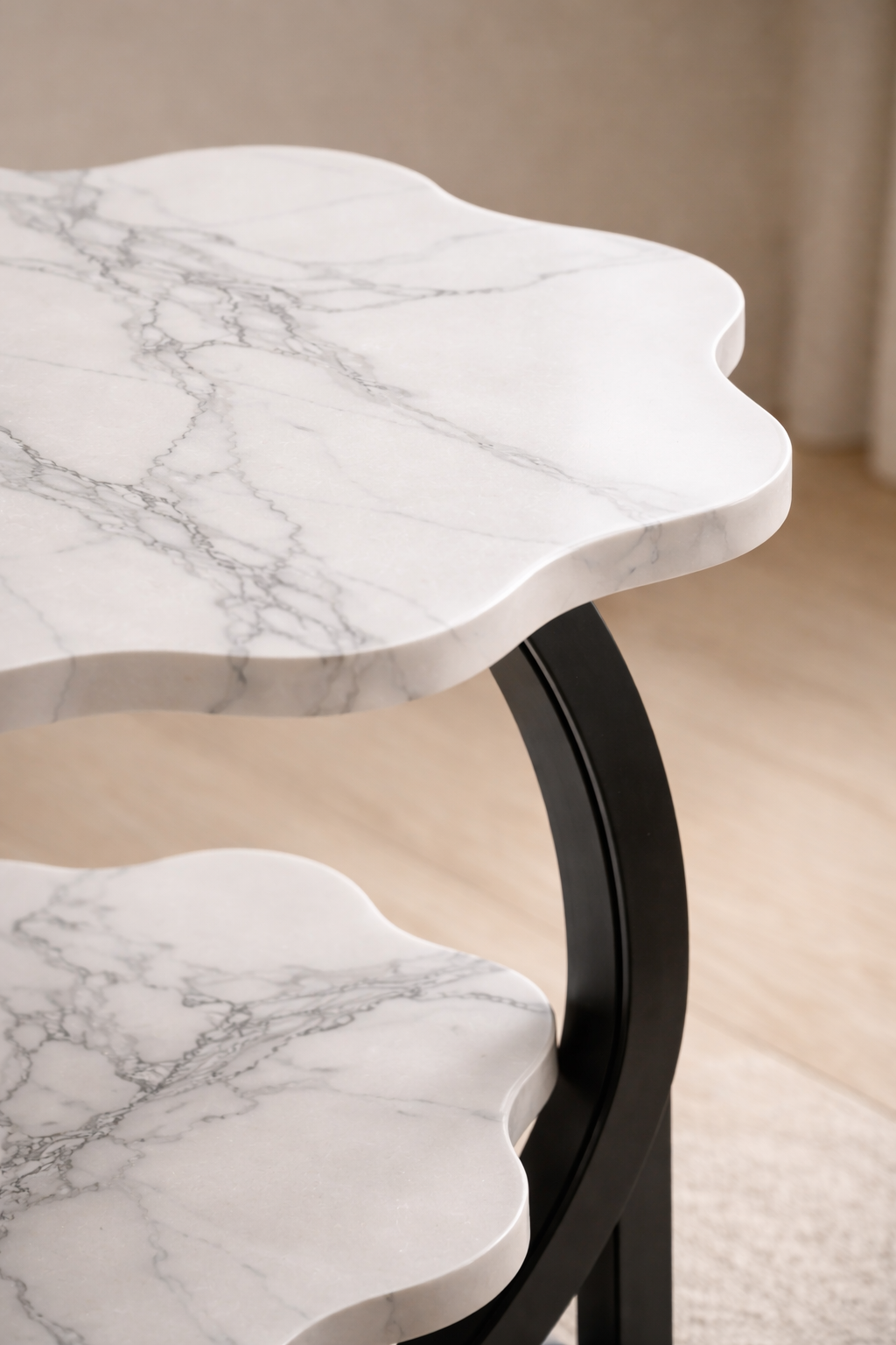 Tivara – Mini Bijzettafel – Twee Niveaus & Mobiel – Voor Woonkamer