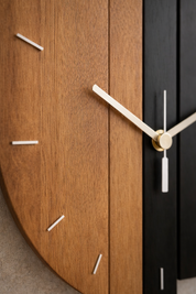 Vesper – Houten Wandklok – Rustiek & Geruisloos – Voor Woonkamer